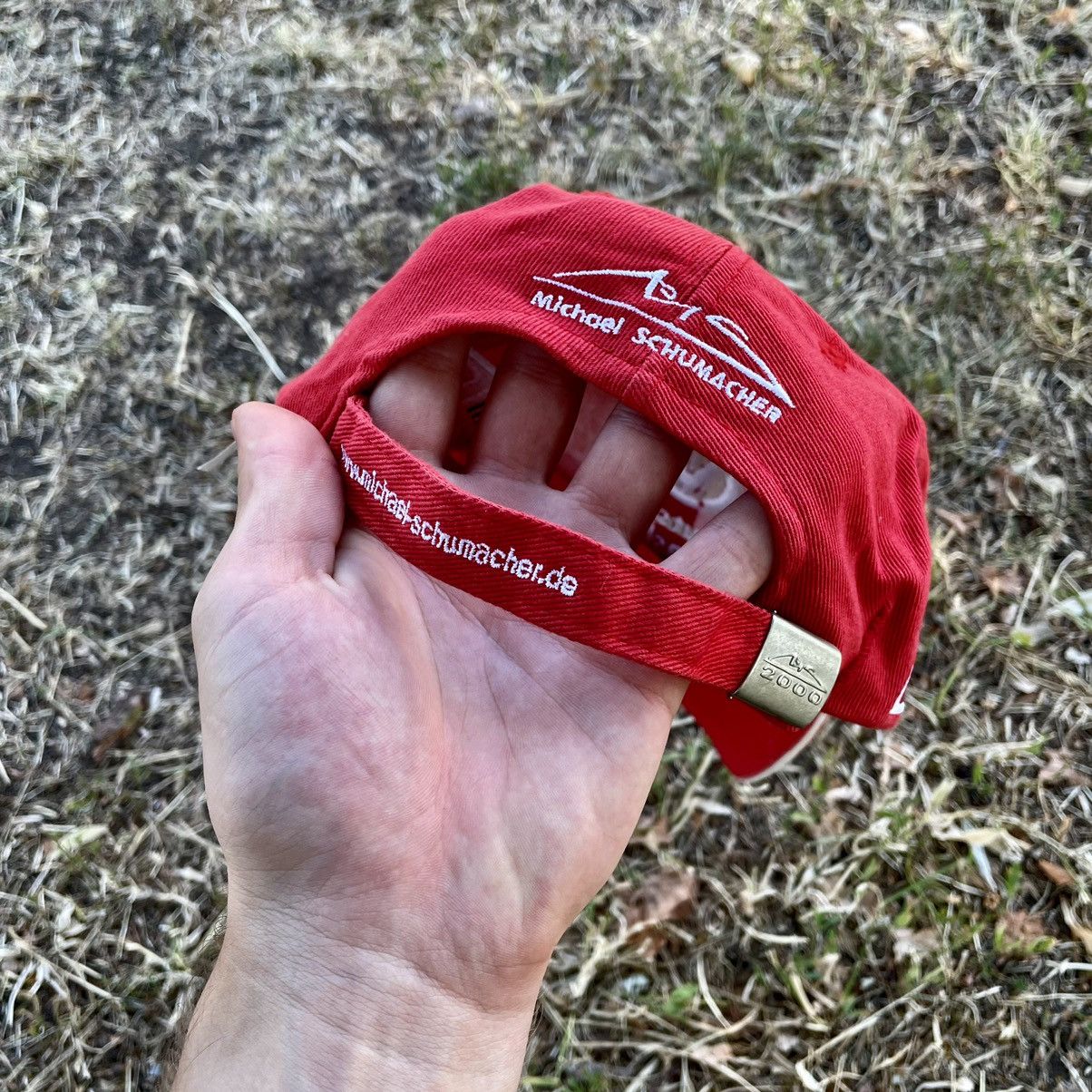 Vintage Vintage 90s Ferrari F1 Racing Cap Hat Streetwear Red Logo OS Size ONE SIZE - 3 Thumbnail