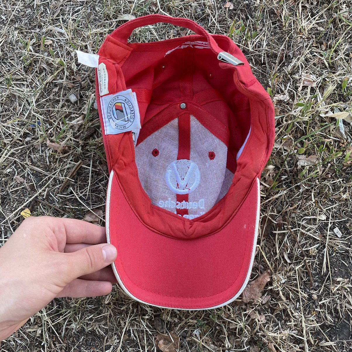 Vintage Vintage 90s Ferrari F1 Racing Cap Hat Streetwear Red Logo OS Size ONE SIZE - 4 Thumbnail