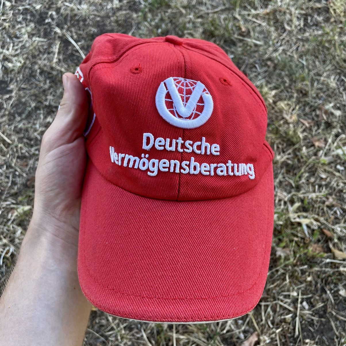 Vintage Vintage 90s Ferrari F1 Racing Cap Hat Streetwear Red Logo OS Size ONE SIZE - 2 Thumbnail