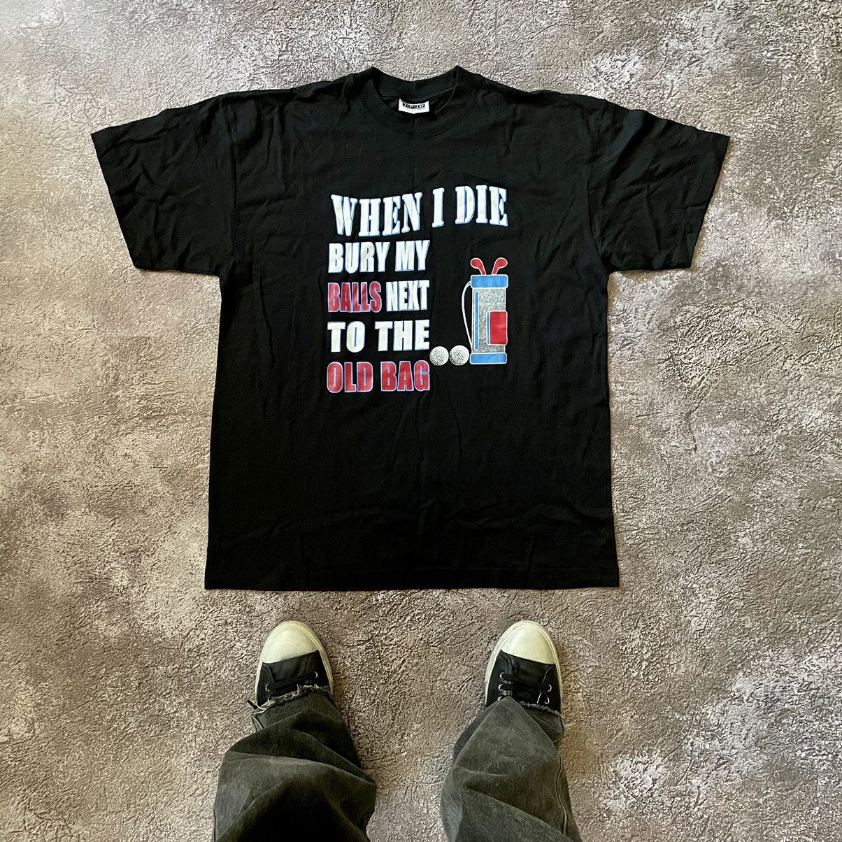 Vintage Vintage Y2K ADULT “ When I Die Bury My Balls “Buymypiece Tee Size US XL / EU 56 / 4 - 1 Thumbnail