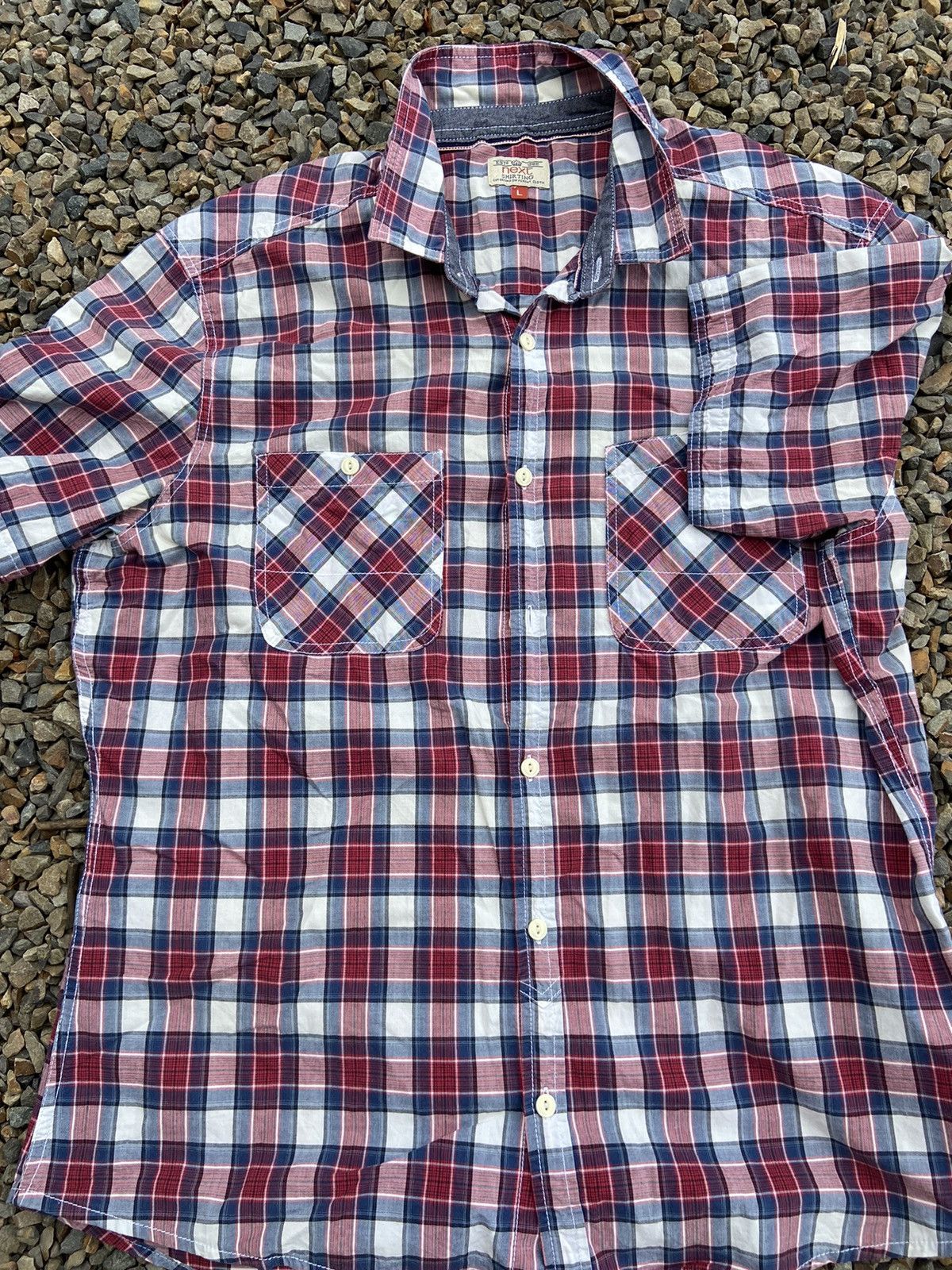 NEXT Next. Short sleeve shirt. Vintage. 1982 Size US L / EU 52-54 / 3 - 5 Thumbnail