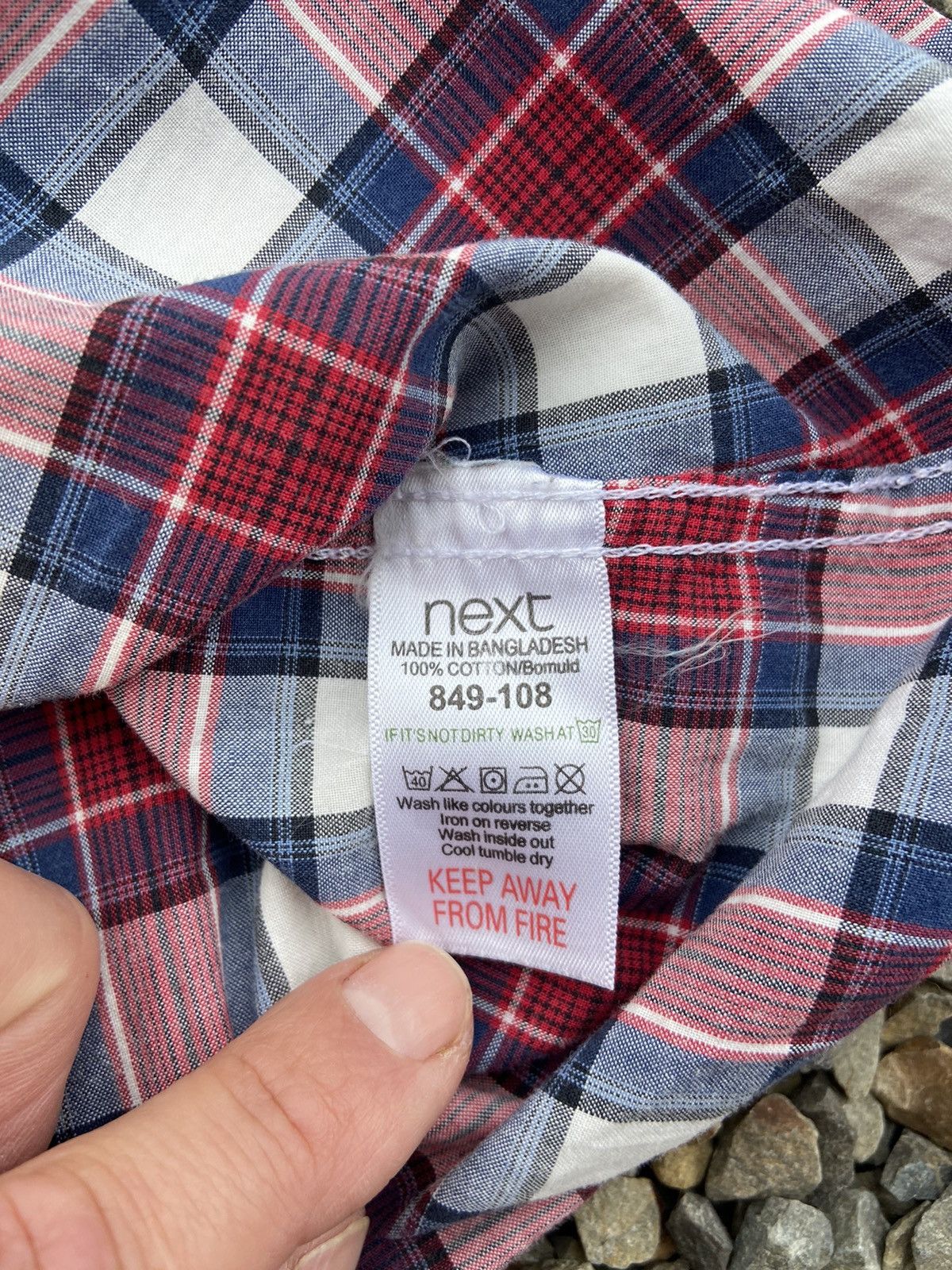 NEXT Next. Short sleeve shirt. Vintage. 1982 Size US L / EU 52-54 / 3 - 2 Thumbnail