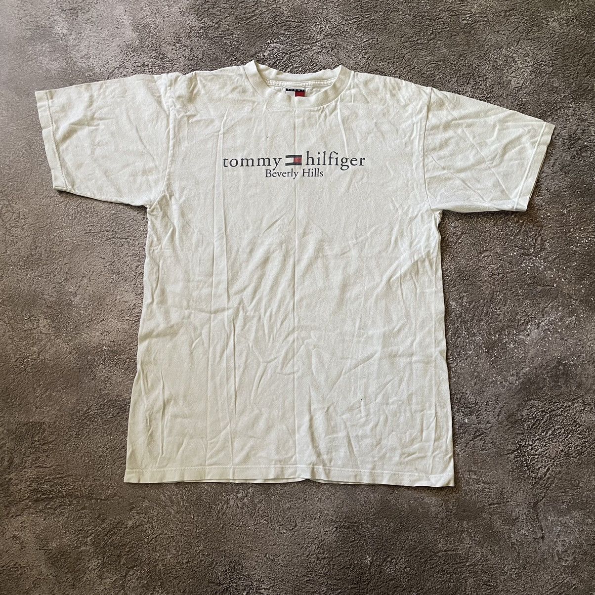 Tommy Hilfiger Vintage 90s RARE Tommy Hilfiger Beverly Hills Buymypiece Y2k Size US XL / EU 56 / 4 - 2 Thumbnail