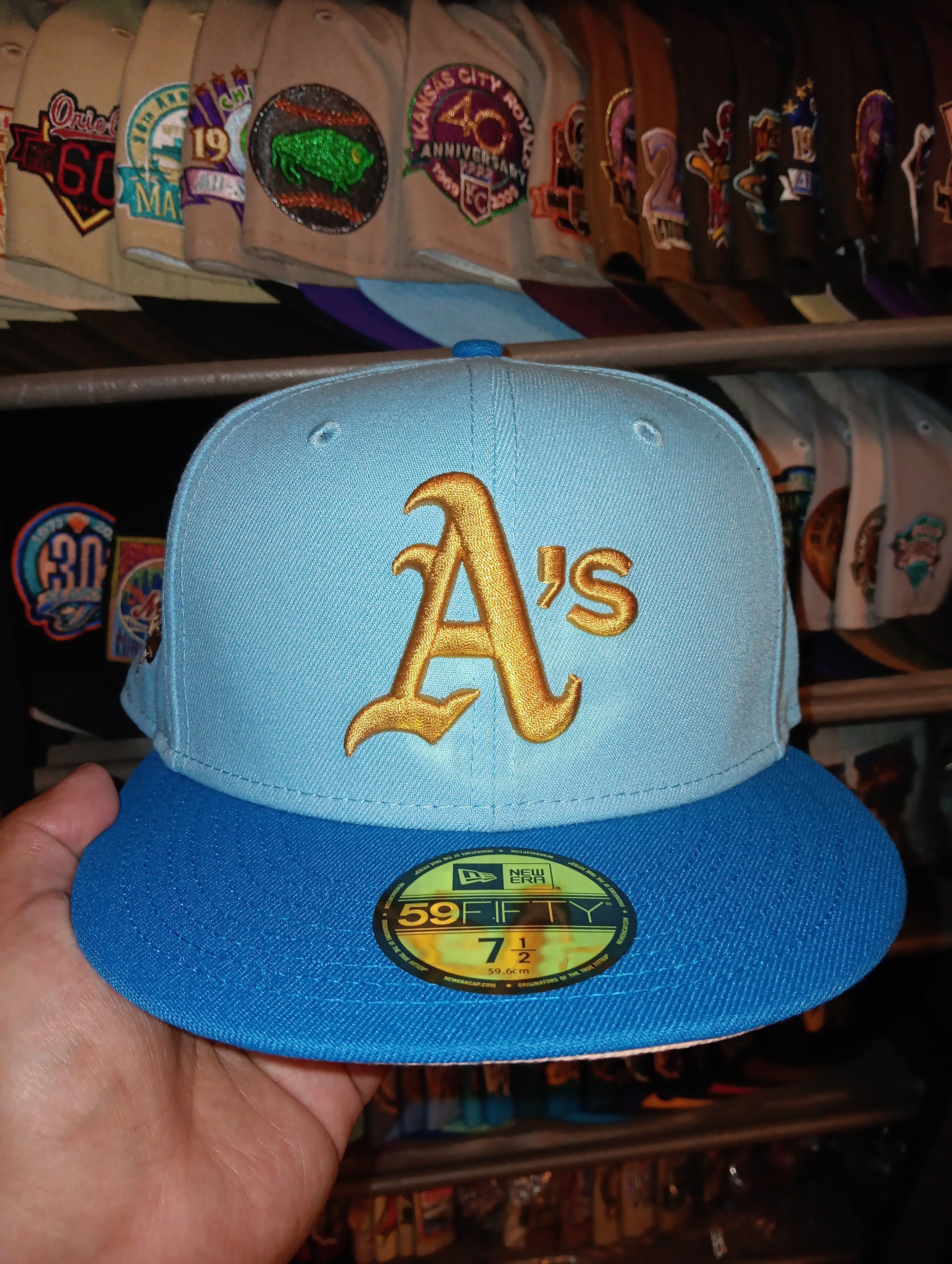 New Era 59fifty Miami / Florida on sale Marlins x LidsHD “Red Rock” sz 7 1/2