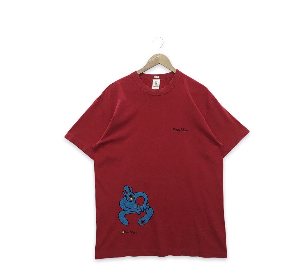 Vintage Rare!! Vintage Mark Wigan Art Tee Size US L / EU 52-54 / 3 - 1 Thumbnail