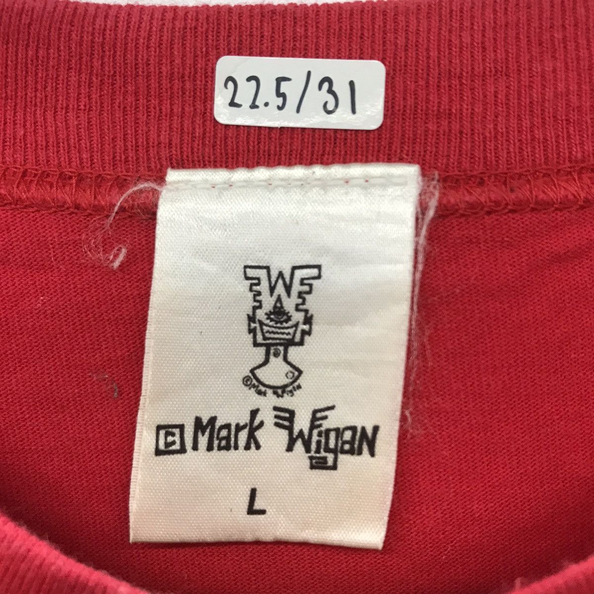 Vintage Rare!! Vintage Mark Wigan Art Tee Size US L / EU 52-54 / 3 - 14 Thumbnail