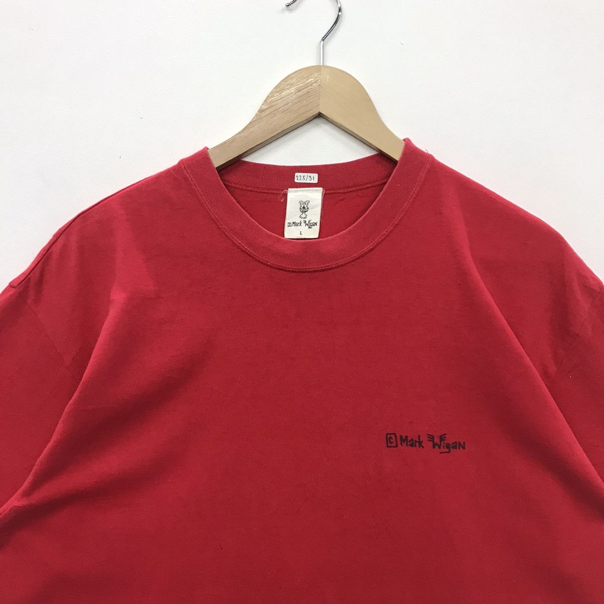 Vintage Rare!! Vintage Mark Wigan Art Tee Size US L / EU 52-54 / 3 - 2 Thumbnail