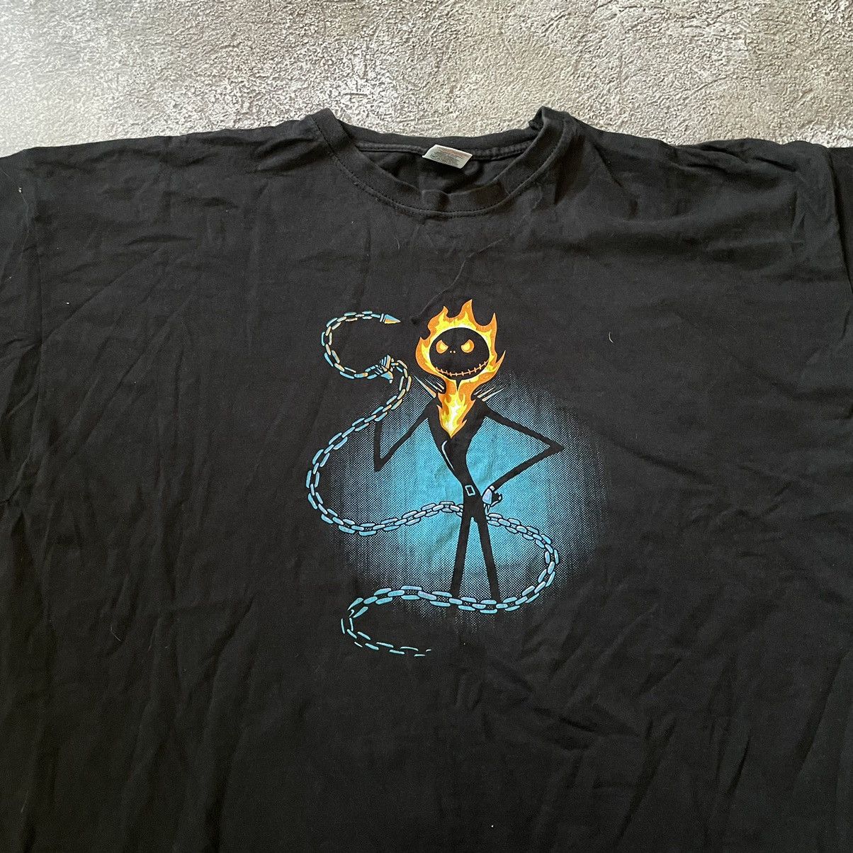 Vintage Vintage Y2K Graphic Tee Skull Devil Punk Streetwear Boxy XXL Size US XXL / EU 58 / 5 - 2 Thumbnail