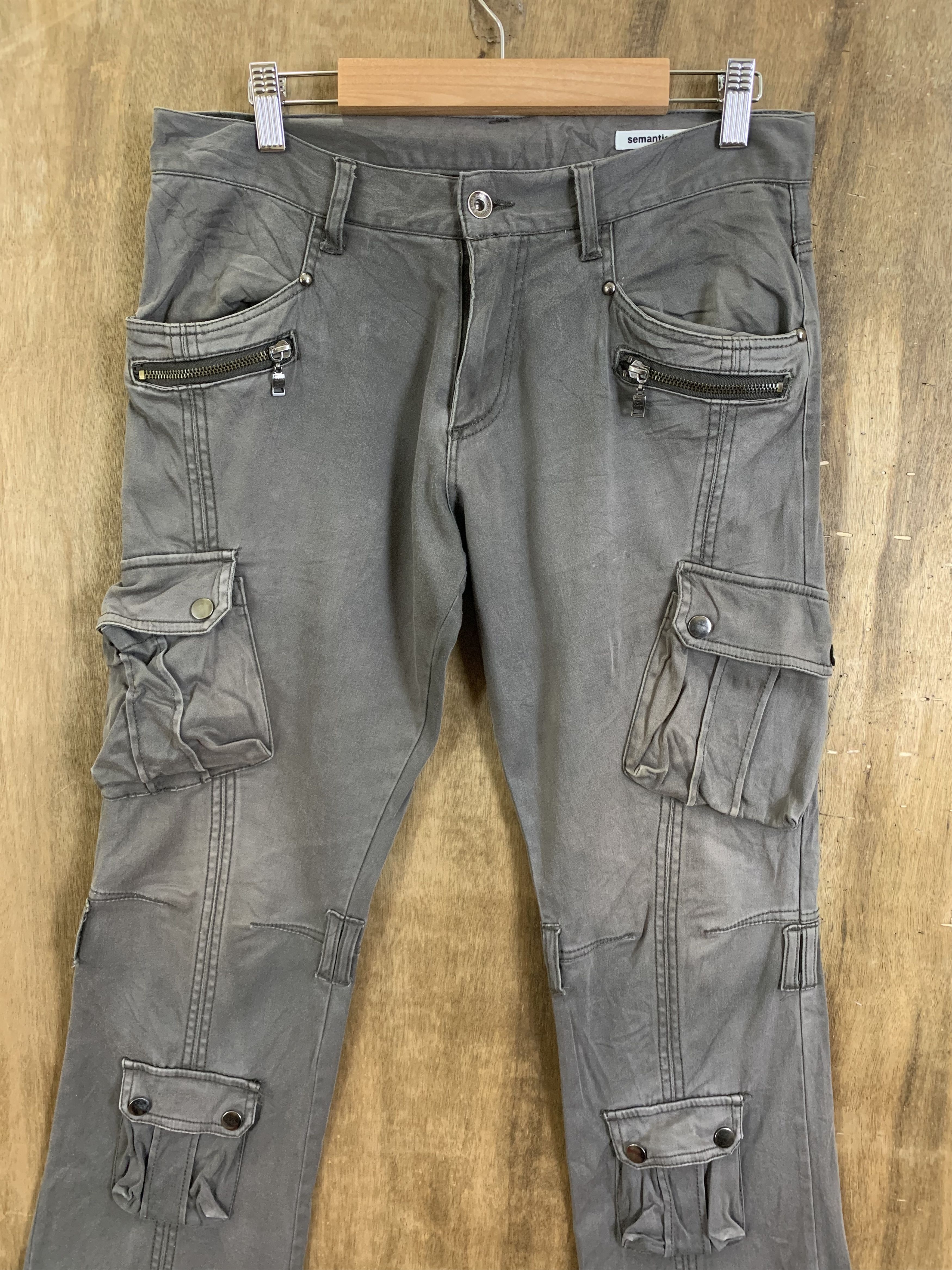 If Six Was Nine × Japanese Brand Cargo Pants Semantic Design 10 Pocket Multipocket Pants Size US 31 - 3 Thumbnail