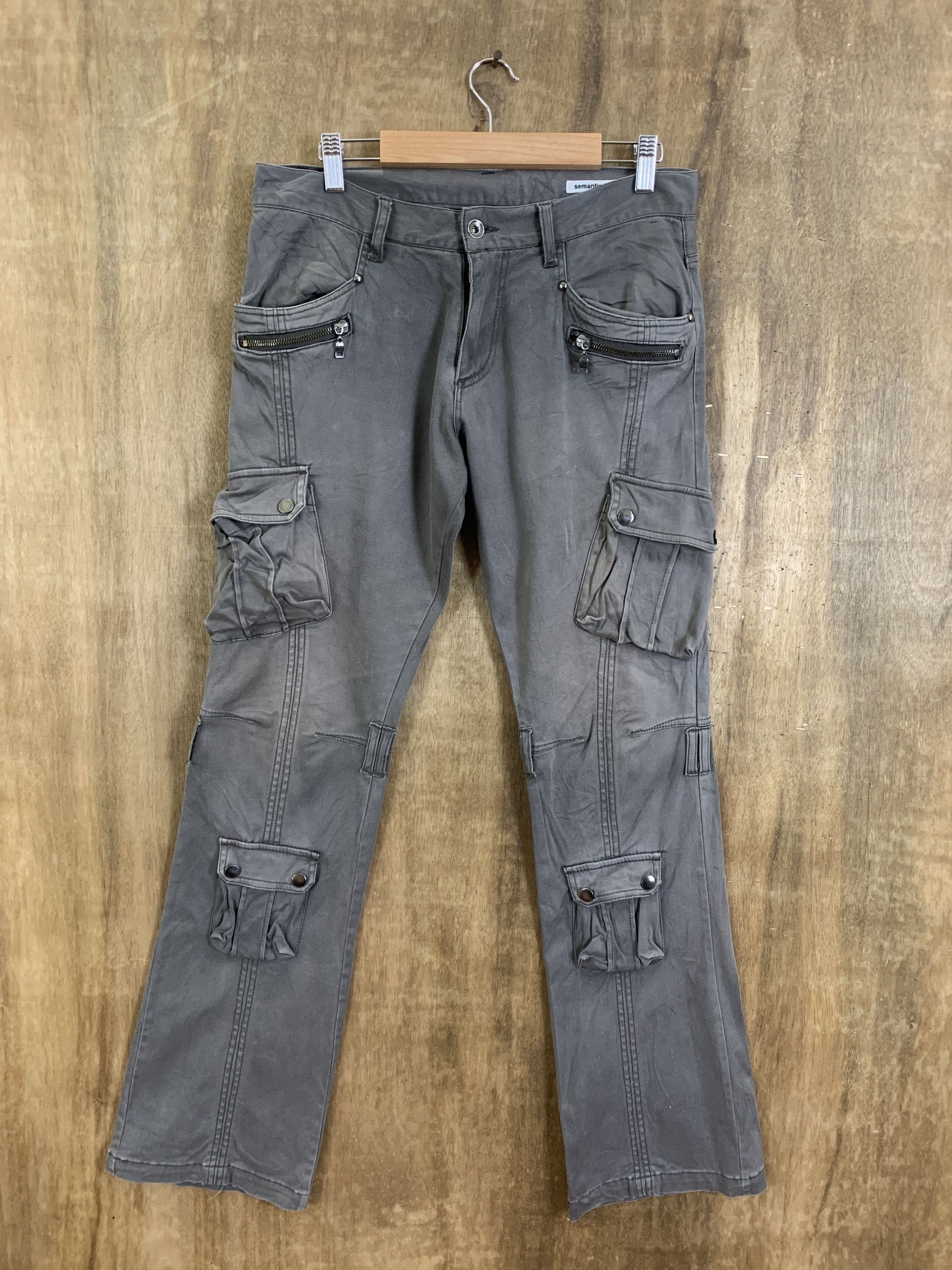 If Six Was Nine × Japanese Brand Cargo Pants Semantic Design 10 Pocket Multipocket Pants Size US 31 - 1 Thumbnail