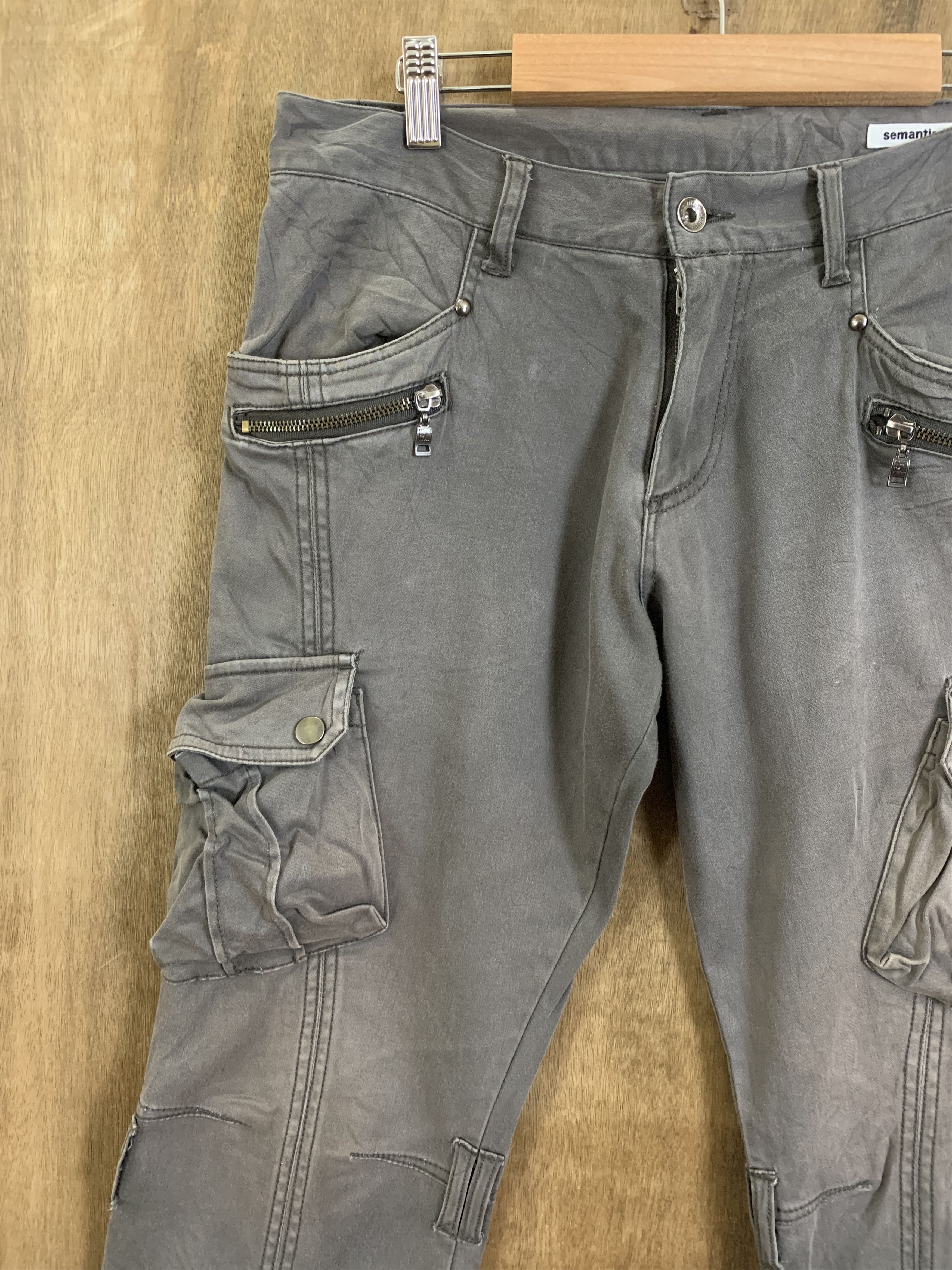 If Six Was Nine × Japanese Brand Cargo Pants Semantic Design 10 Pocket Multipocket Pants Size US 31 - 5 Thumbnail