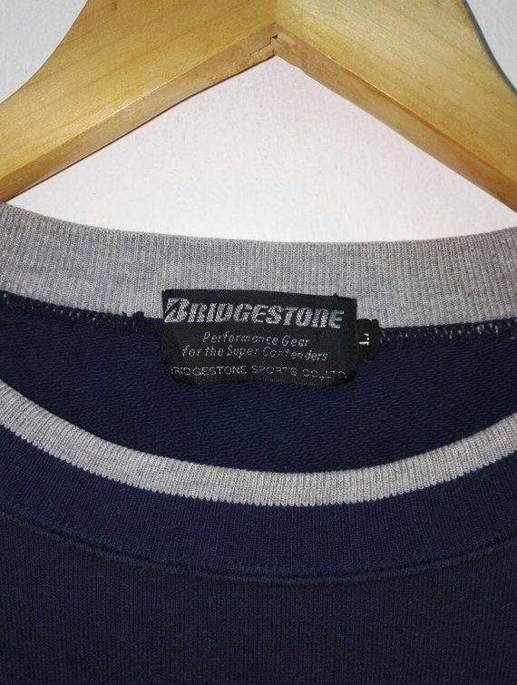 Sports Specialties 🔥Rare🔥 Bridgestone Sweatshirt Big logo embroidered Size US L / EU 52-54 / 3 - 3 Thumbnail