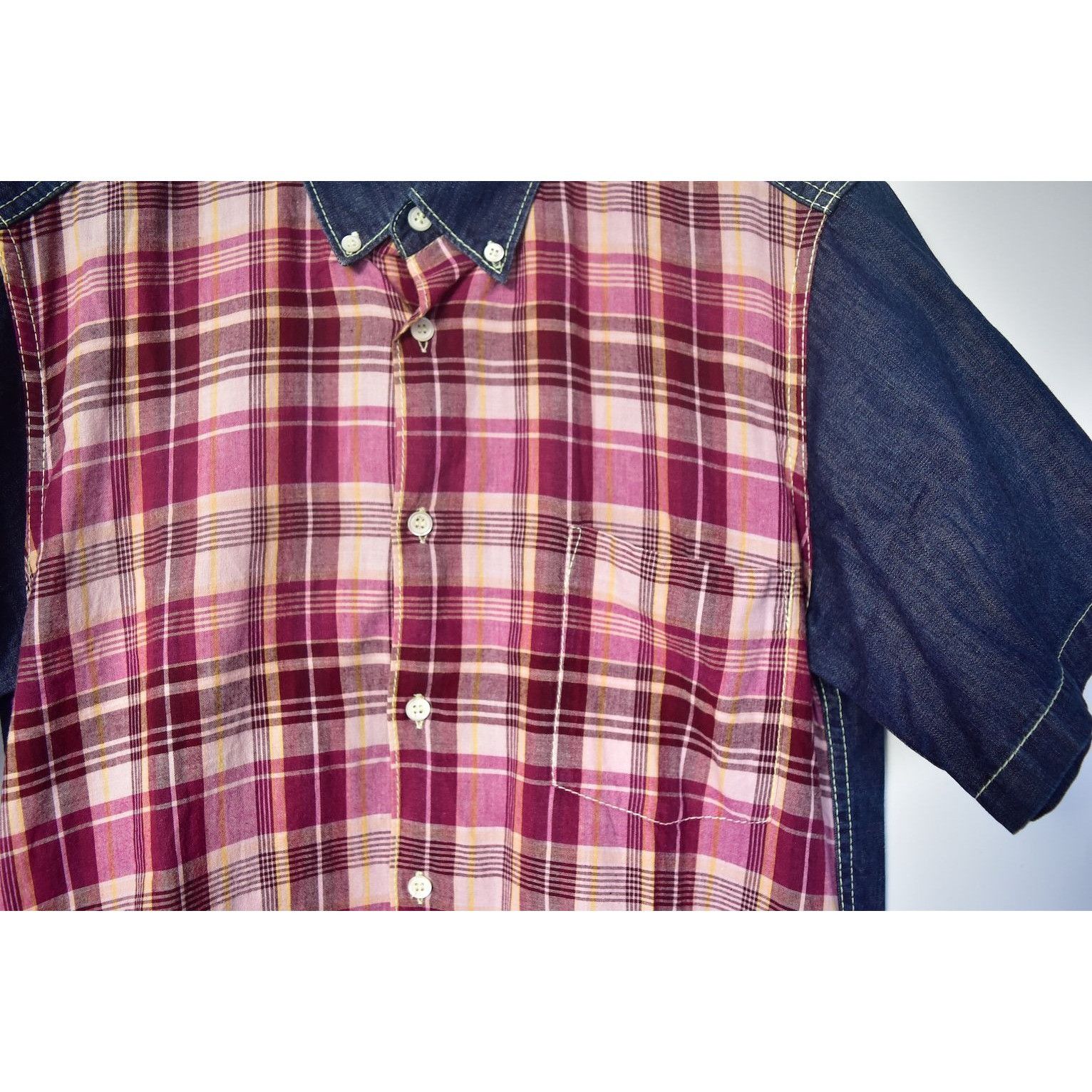 Comme des Garcons denim check shirt rebuild shirt 28859 - 844 71 Size US XS / EU 42 / 0 - 7 Thumbnail