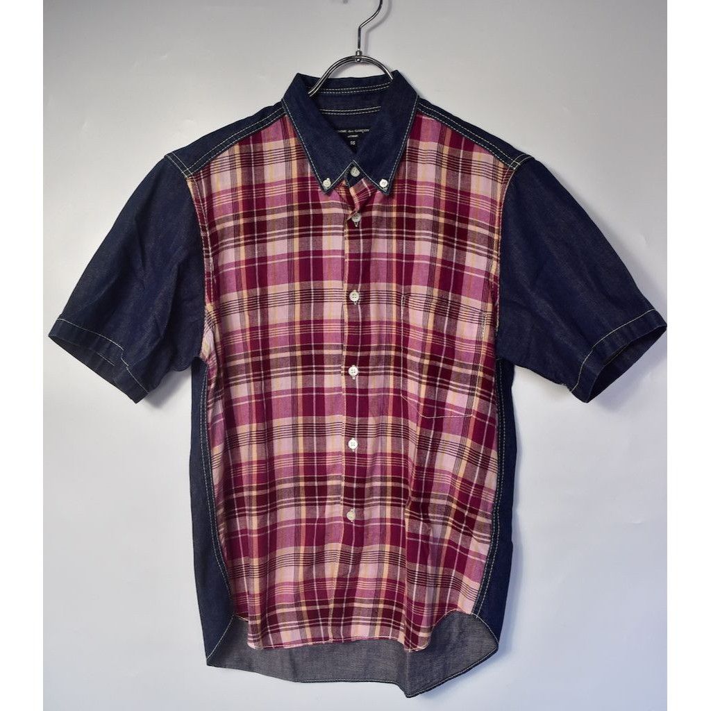 Comme des Garcons denim check shirt rebuild shirt 28859 - 844 71 Size US XS / EU 42 / 0 - 6 Thumbnail