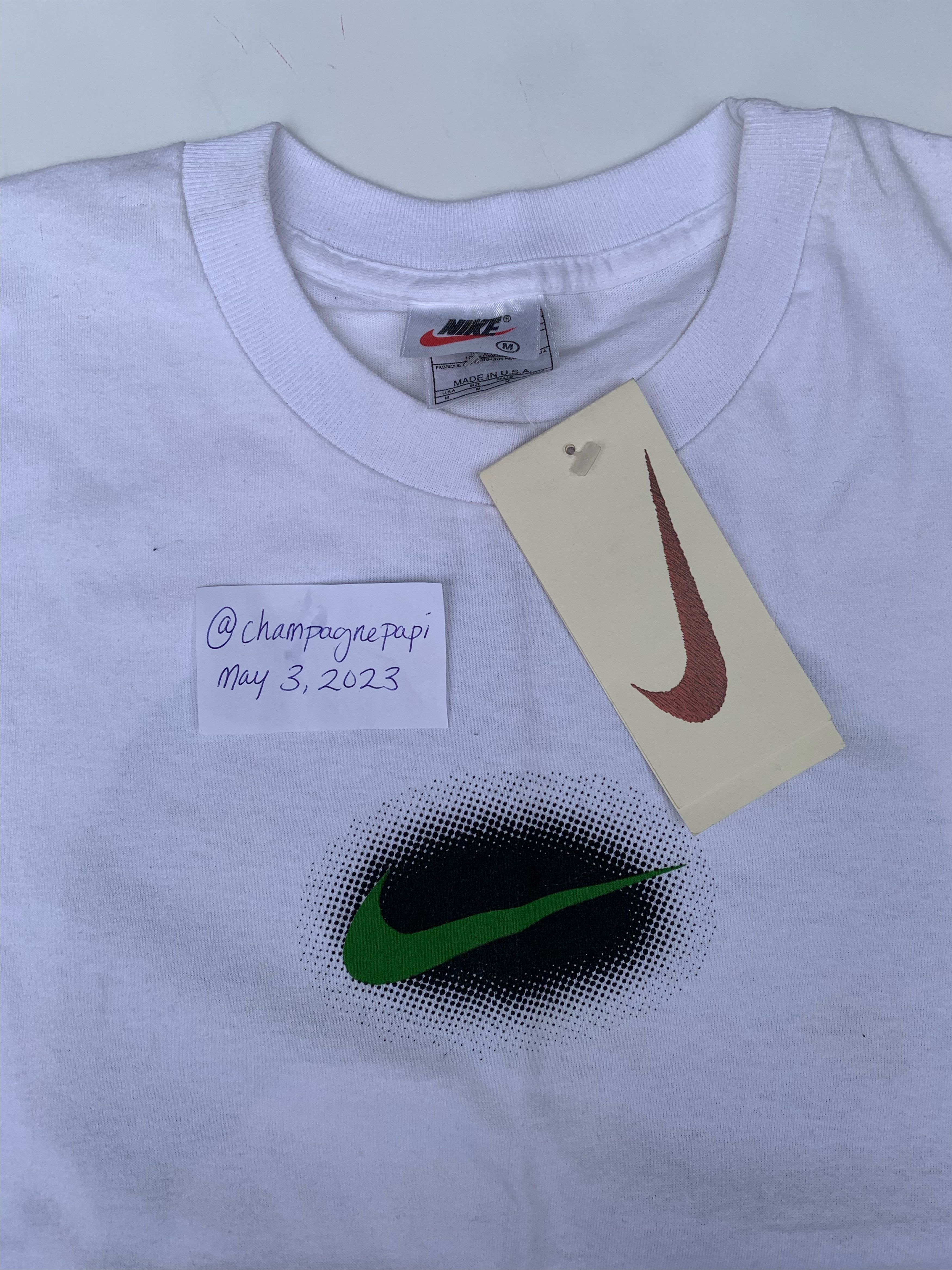 Nike Vintage 90s BNWT Rare Big Face Dennis Rodman Nike Swoosh Size US M / EU 48-50 / 2 - 10 Thumbnail