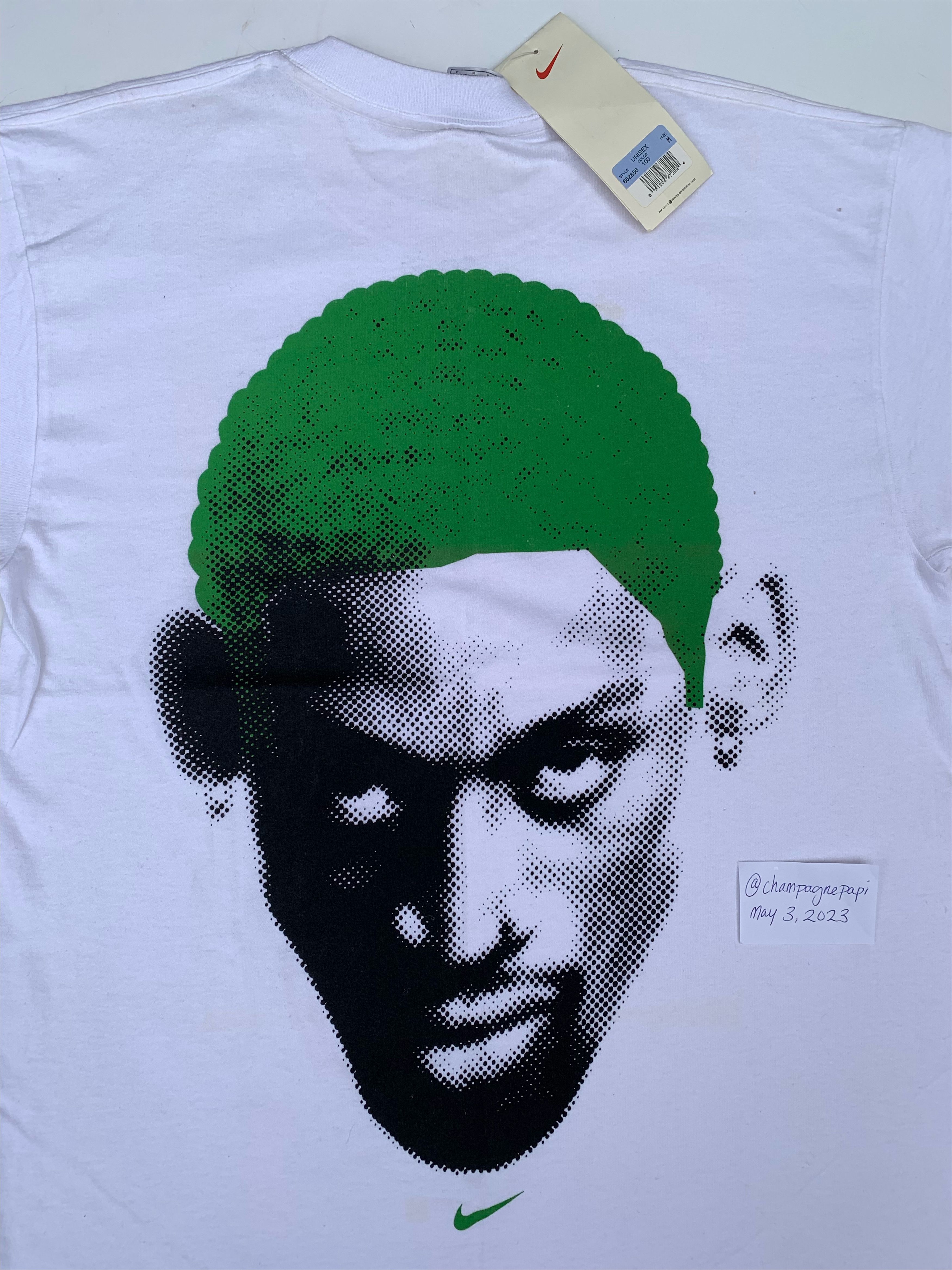 Nike Vintage 90s BNWT Rare Big Face Dennis Rodman Nike Swoosh Size US M / EU 48-50 / 2 - 9 Thumbnail