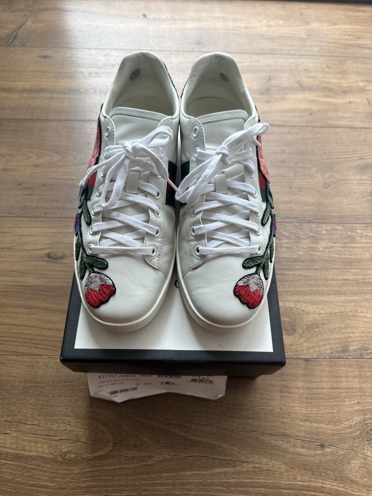 Gucci Ace Embroidered Floral