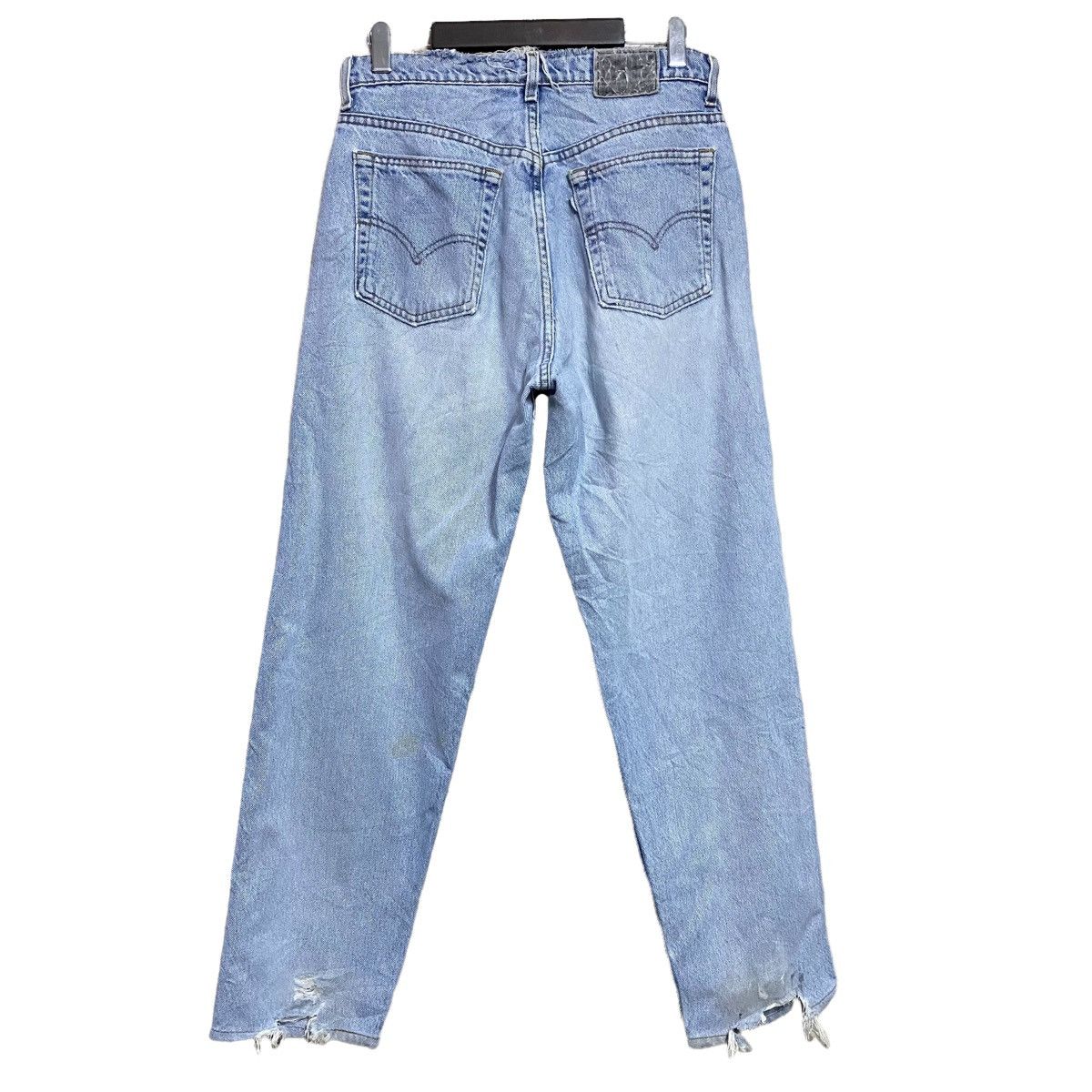 Levi's Vintage 90s Levis Silvertab Loose Jeans Distressed 30x30 Size US 30 / EU 46 - 2 Thumbnail
