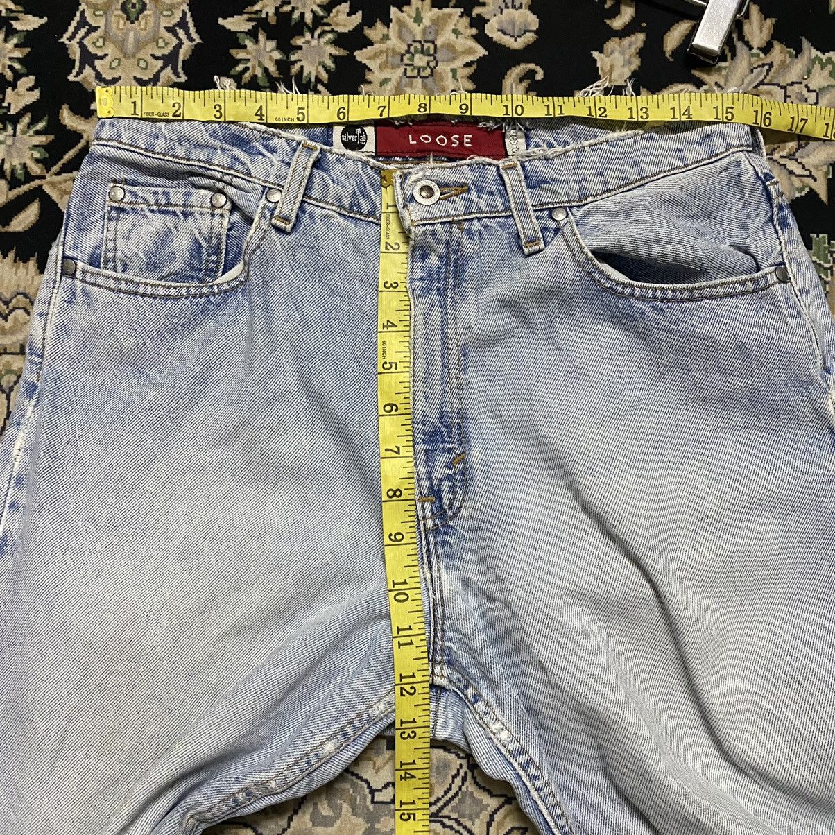 Levi's Vintage 90s Levis Silvertab Loose Jeans Distressed 30x30 Size US 30 / EU 46 - 18 Thumbnail