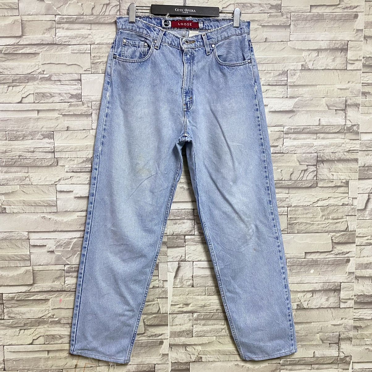 Levi's Vintage 90s Levis Silvertab Loose Jeans Distressed 30x30 Size US 30 / EU 46 - 3 Thumbnail