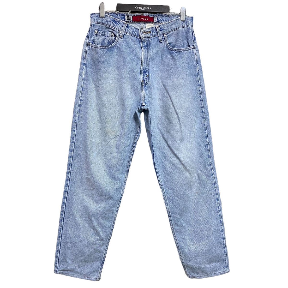 Levi's Vintage 90s Levis Silvertab Loose Jeans Distressed 30x30 Size US 30 / EU 46 - 1 Thumbnail