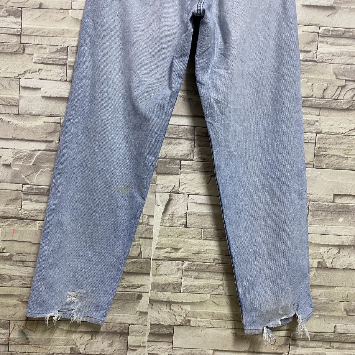 Levi's Vintage 90s Levis Silvertab Loose Jeans Distressed 30x30 Size US 30 / EU 46 - 10 Thumbnail