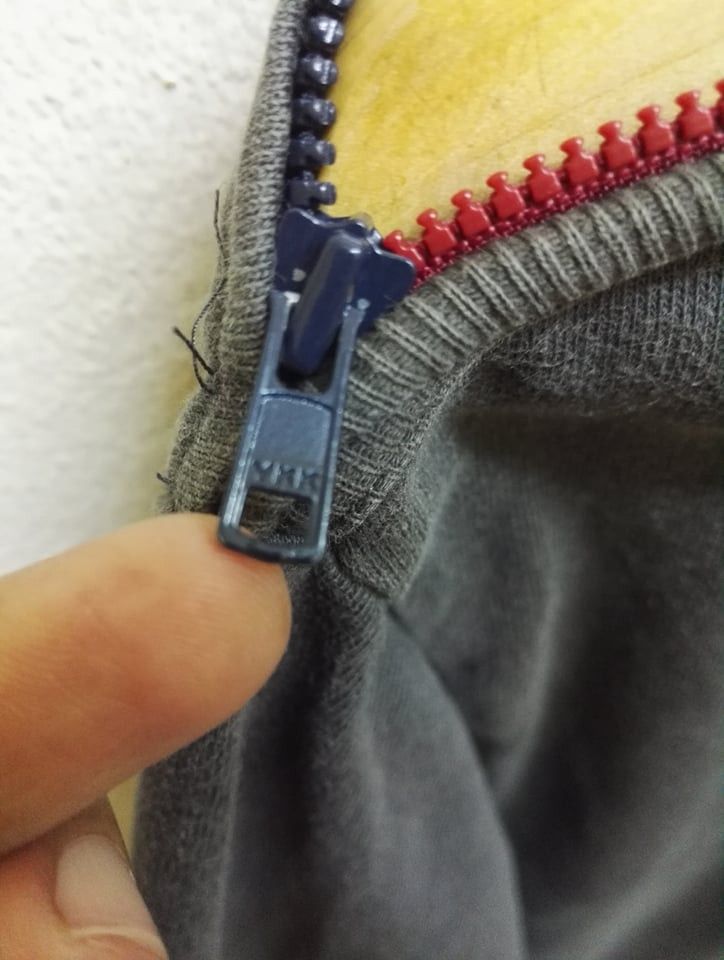 Japanese Brand Vtg Ships Japan Plain Gray Colour Zip over Shoulder Size US M / EU 48-50 / 2 - 5 Thumbnail