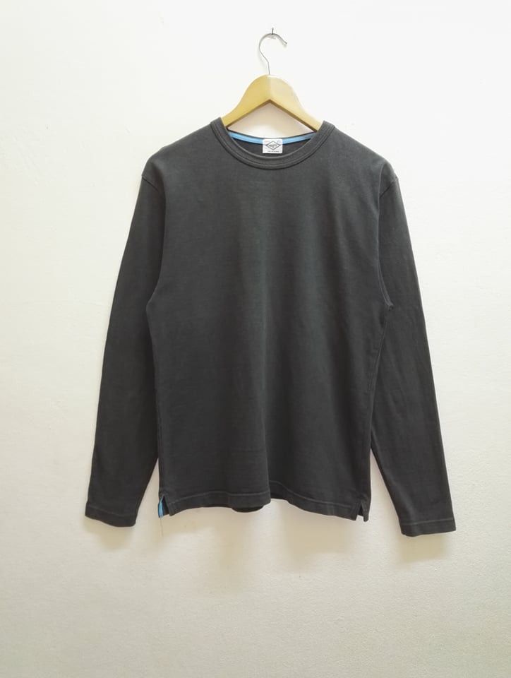Japanese Brand Vtg Ships Japan Plain Gray Colour Zip over Shoulder Size US M / EU 48-50 / 2 - 1 Thumbnail