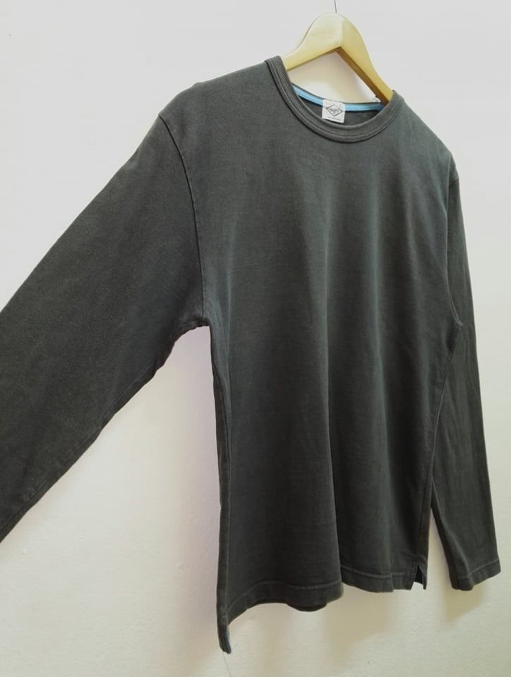 Japanese Brand Vtg Ships Japan Plain Gray Colour Zip over Shoulder Size US M / EU 48-50 / 2 - 2 Thumbnail