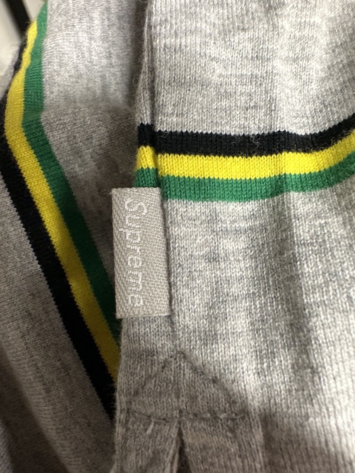 Supreme Supreme Grey Striped Long Sleeve Shirt Large Size US L / EU 52-54 / 3 - 5 Thumbnail