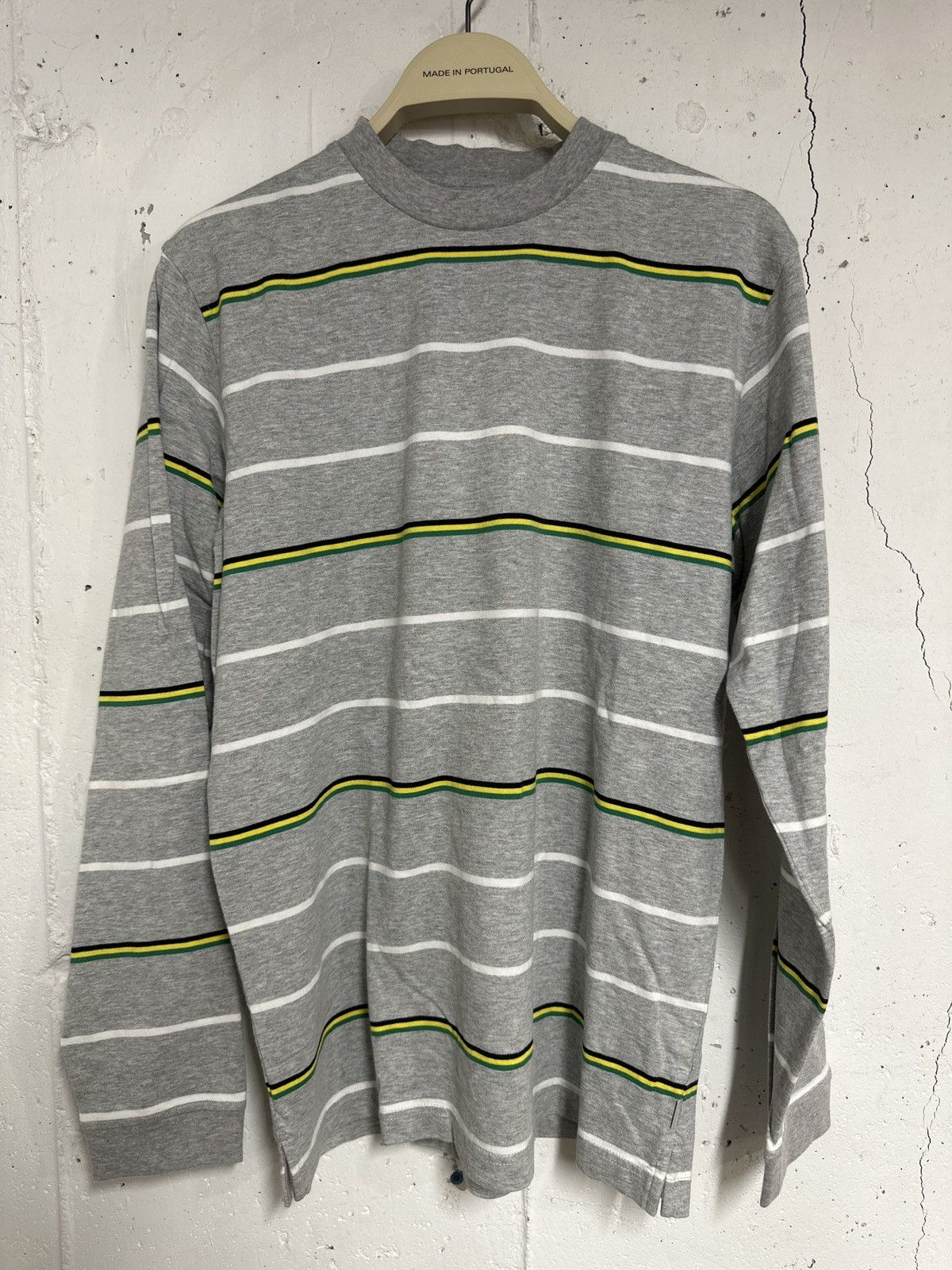 Supreme Supreme Grey Striped Long Sleeve Shirt Large Size US L / EU 52-54 / 3 - 1 Thumbnail