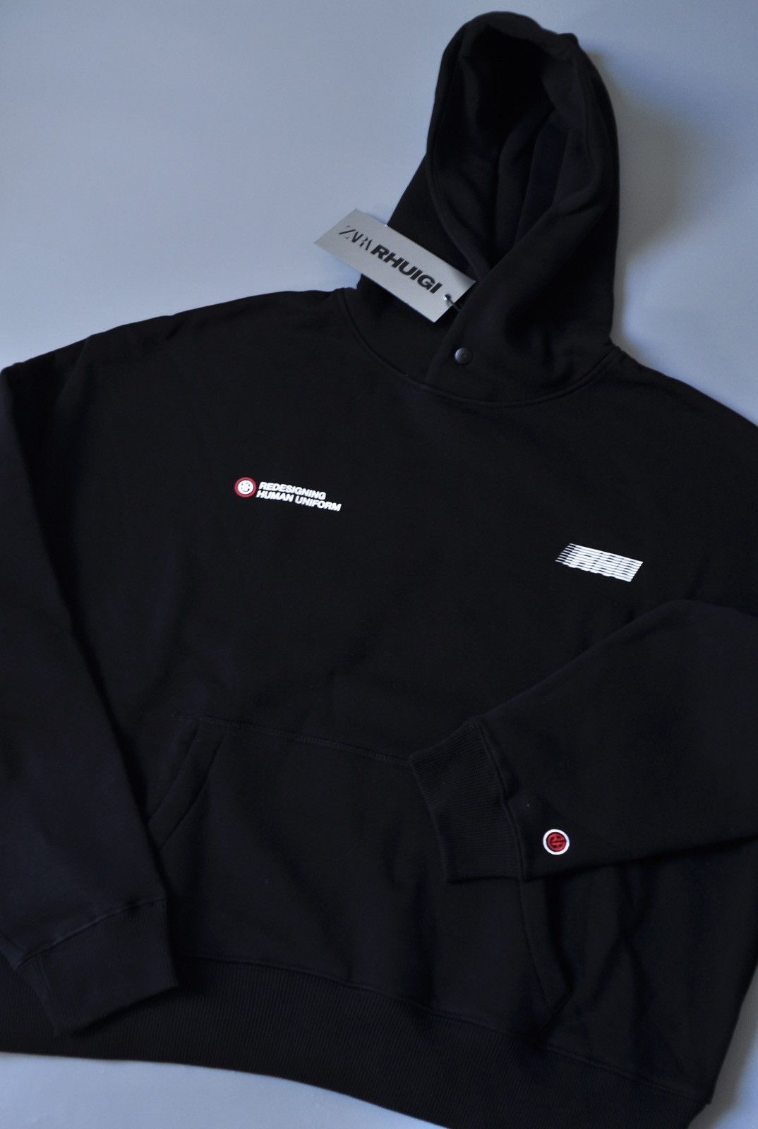 Rhude × Zara RHUDE x Zara NEW black logo hoodie sweatshirt Size US XL / EU 56 / 4 - 10 Thumbnail