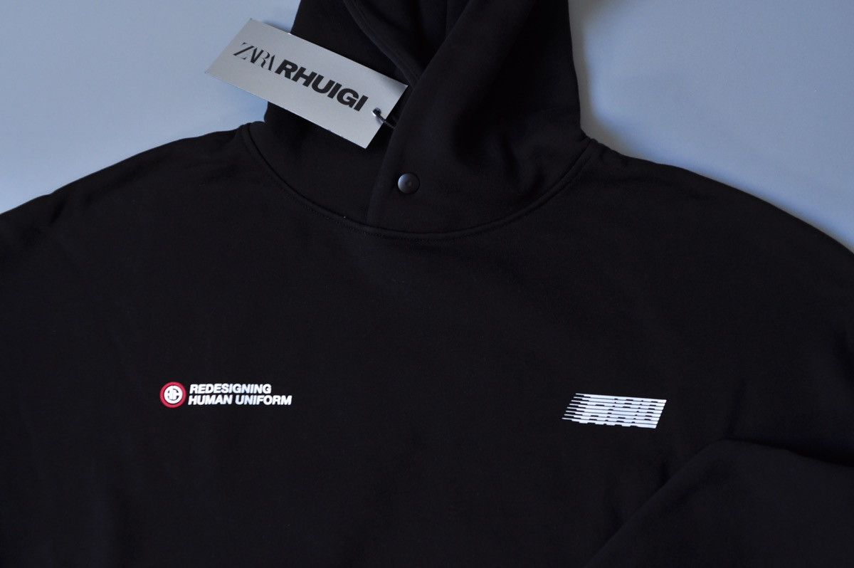 Rhude × Zara RHUDE x Zara NEW black logo hoodie sweatshirt Size US XL / EU 56 / 4 - 9 Thumbnail