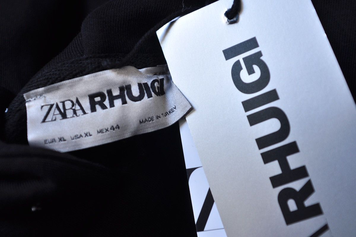 Rhude × Zara RHUDE x Zara NEW black logo hoodie sweatshirt Size US XL / EU 56 / 4 - 17 Thumbnail