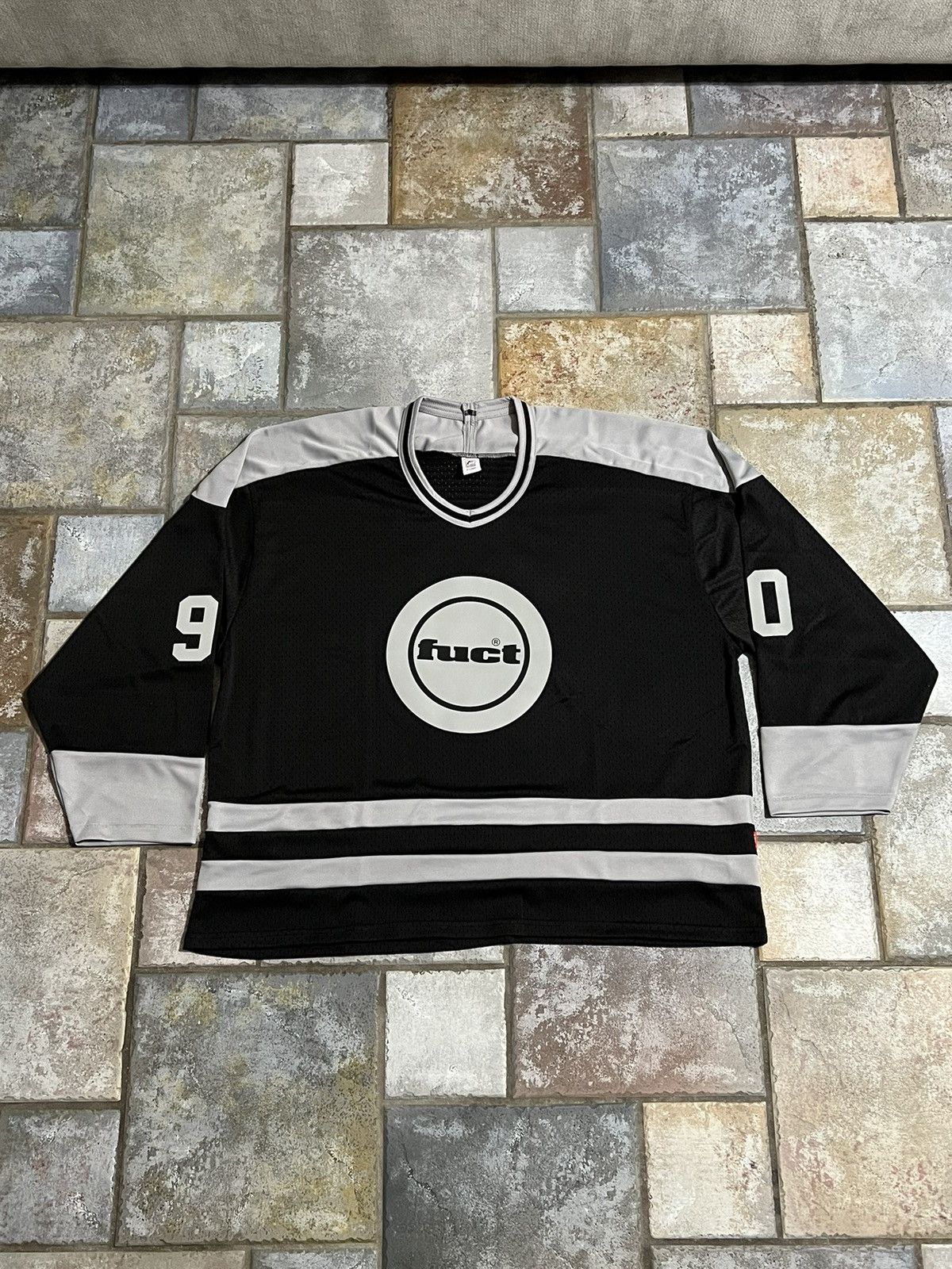 HOCKEY JERSEY BLACK 3M REFLECTIVE – FUCT