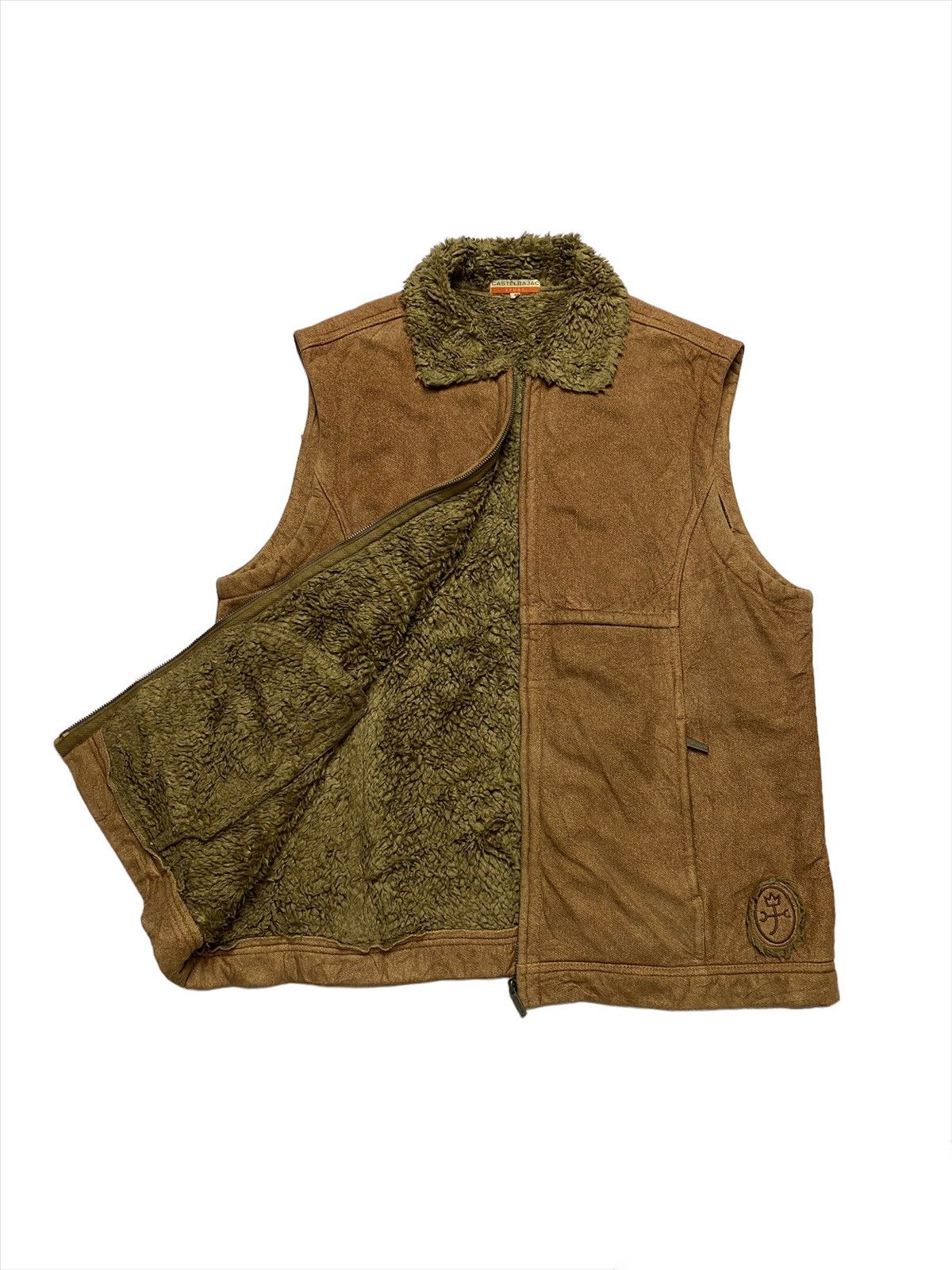 Jean Charles De Castelbajac Vintage Castelbajac Sport Sherpa Vest Jacket Size US XL / EU 56 / 4 - 1 Thumbnail