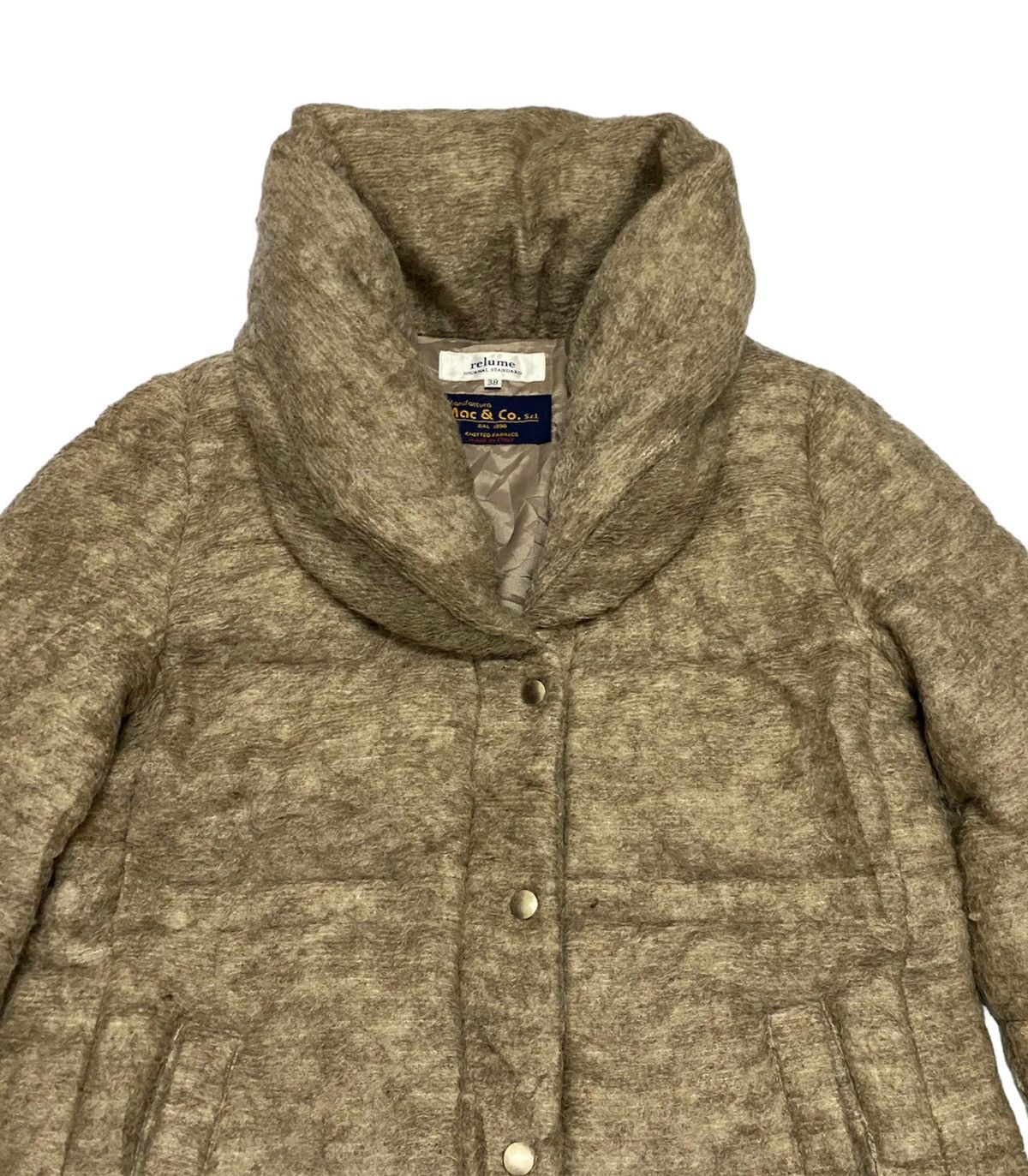 Journal Standard Vintage Journal Standard X Mac & Co Down Wool Women Jacket Size XS / US 0-2 / IT 36-38 - 9 Thumbnail