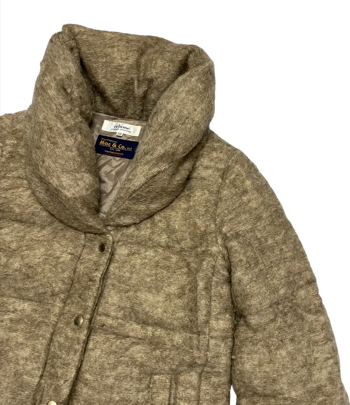Journal Standard Vintage Journal Standard X Mac & Co Down Wool Women Jacket Size XS / US 0-2 / IT 36-38 - 6 Thumbnail