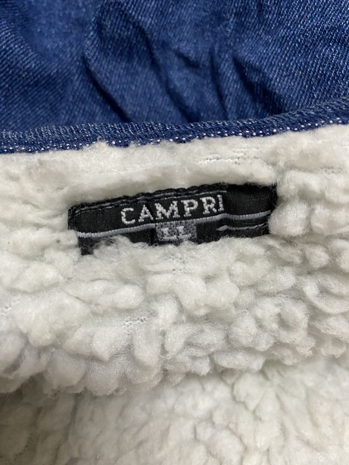 Japanese Brand Vintage CP Campri Lining Sherpa Tactical Cargo Vest Jacket Size US XL / EU 56 / 4 - 13 Thumbnail