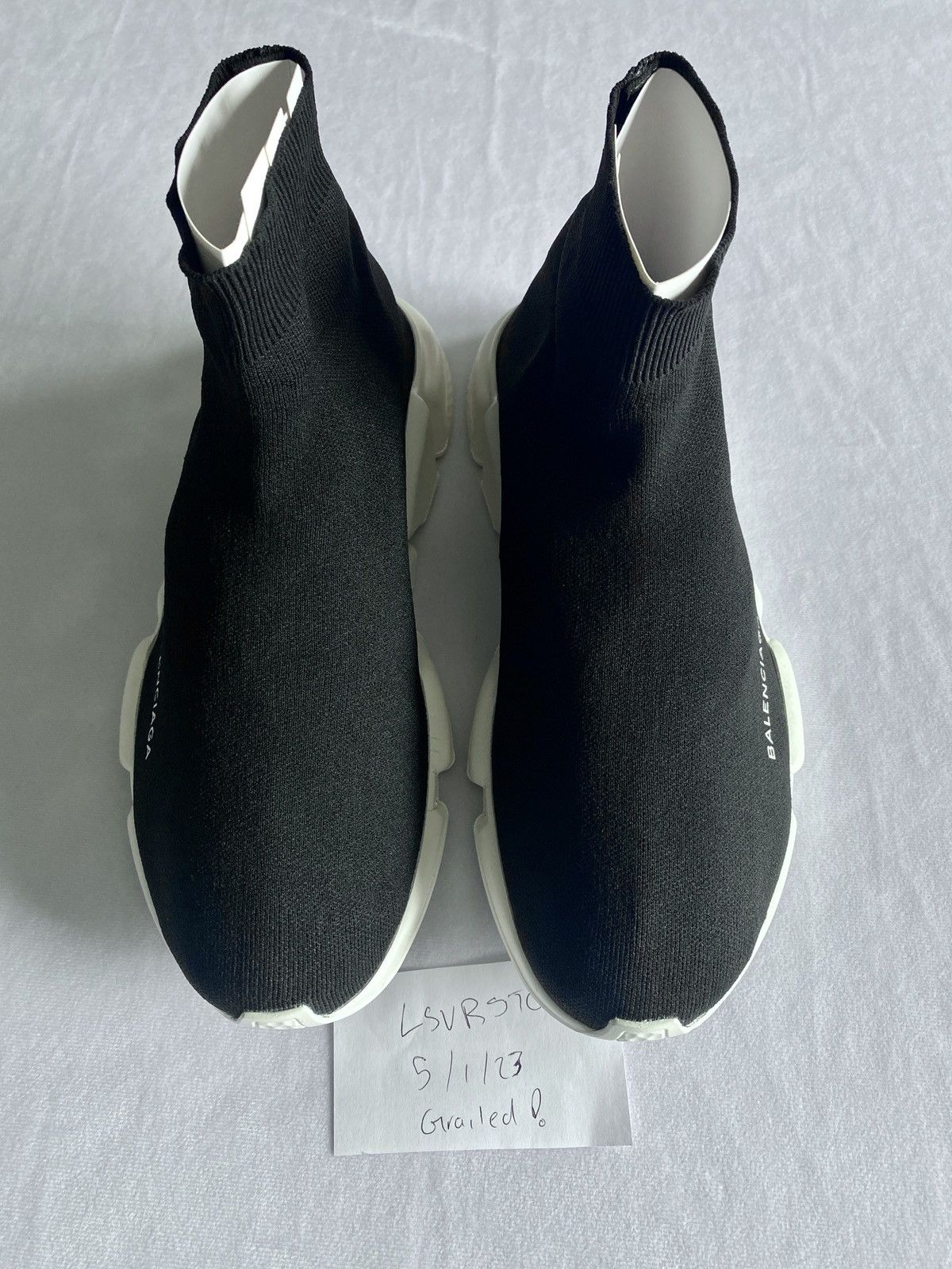 Balenciaga Speed Trainer Black 43 OG - USED* Size US 10 / EU 43 - 4 Thumbnail