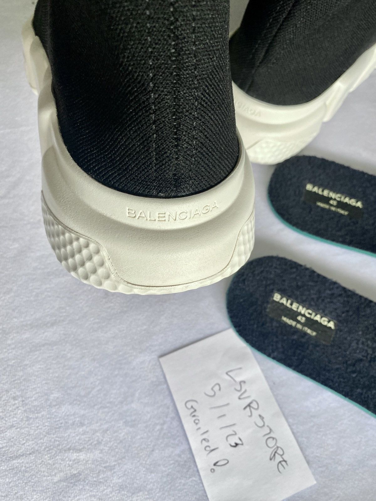 Balenciaga Speed Trainer Black 43 OG - USED* Size US 10 / EU 43 - 8 Thumbnail