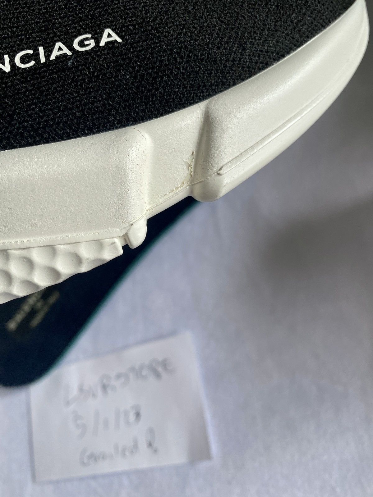 Balenciaga Speed Trainer Black 43 OG - USED* Size US 10 / EU 43 - 16 Thumbnail