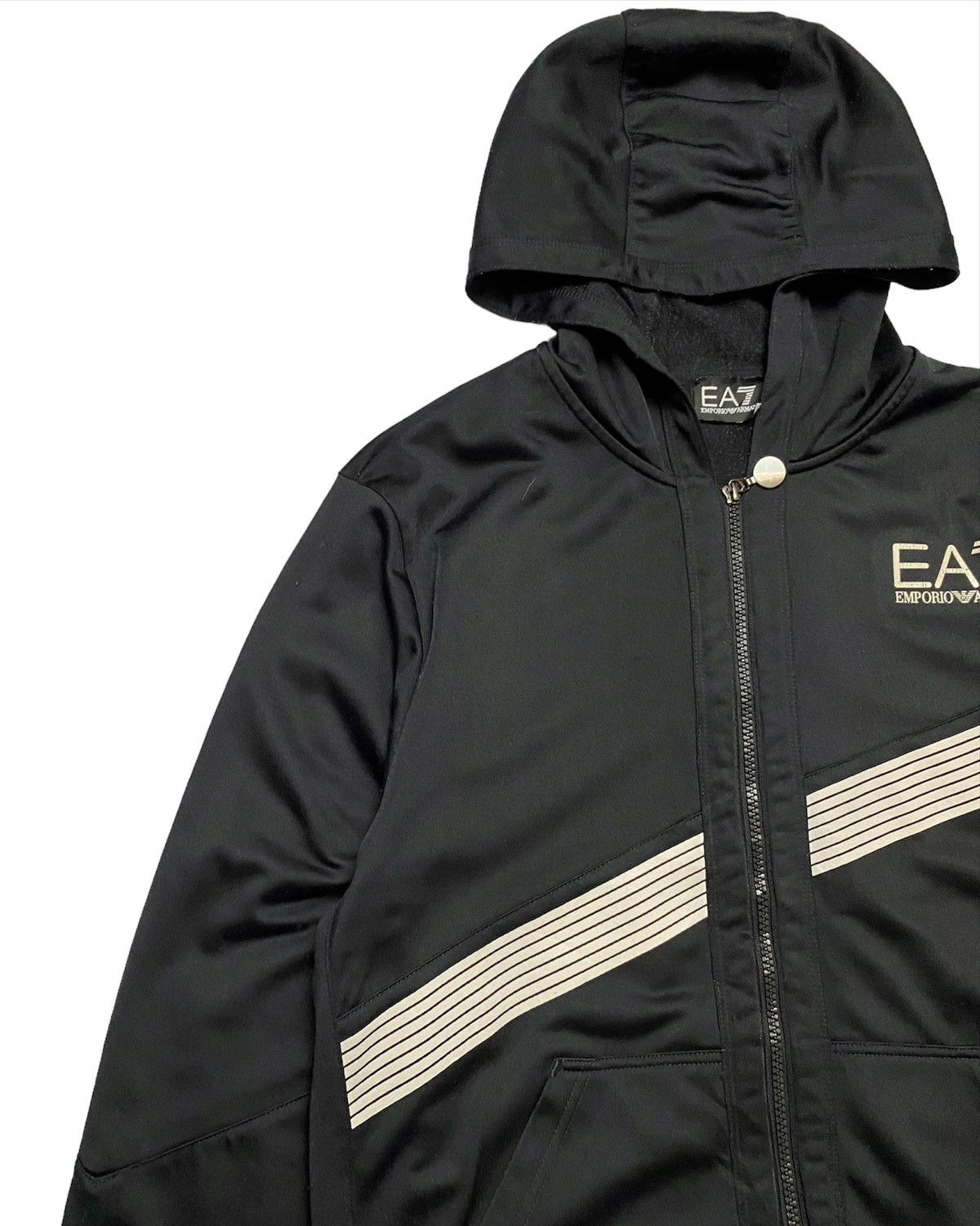 Emporio Armani Emporio Armani EA7 Black Hoodie Jacket Size US S / EU 44-46 / 1 - 2 Thumbnail