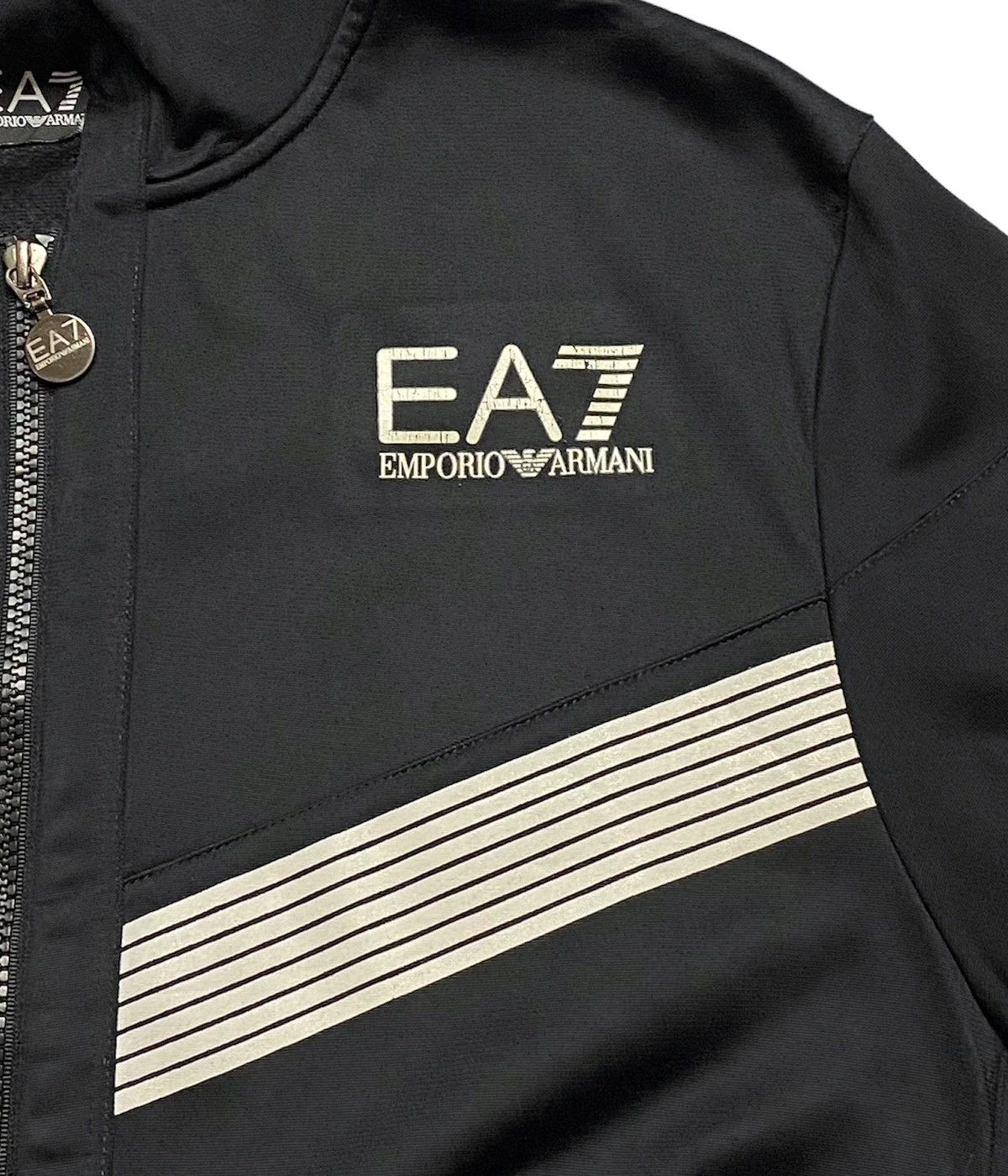 Emporio Armani Emporio Armani EA7 Black Hoodie Jacket Size US S / EU 44-46 / 1 - 9 Thumbnail