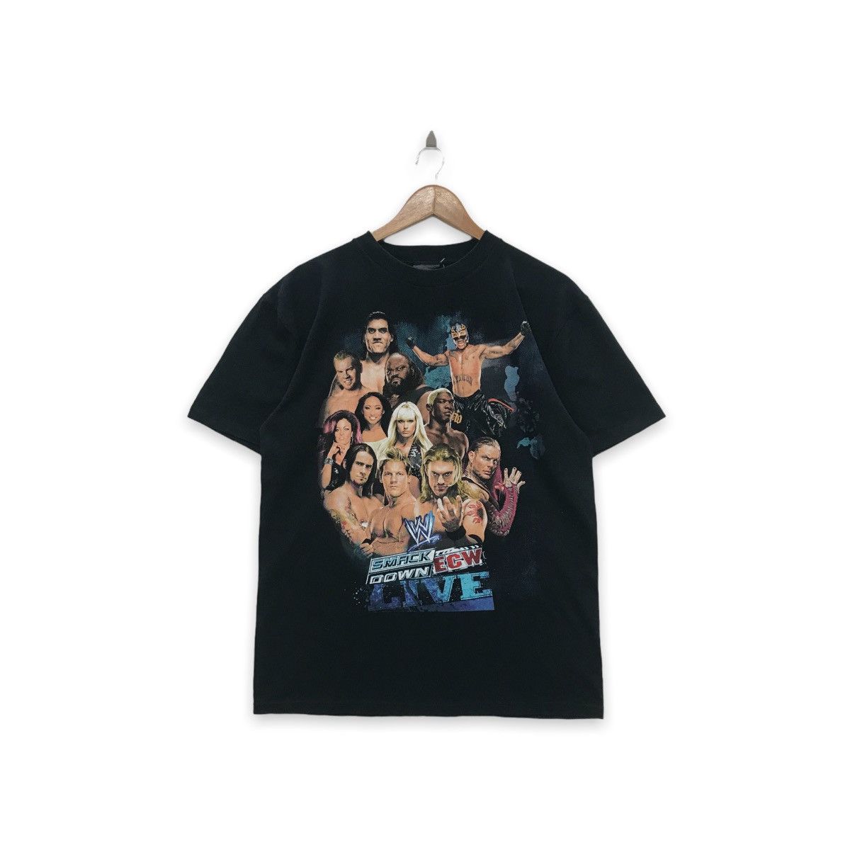 Vintage × WWE Vintage wwe wre smack down men shirt Size US L / EU 52-54 / 3 - 1 Thumbnail