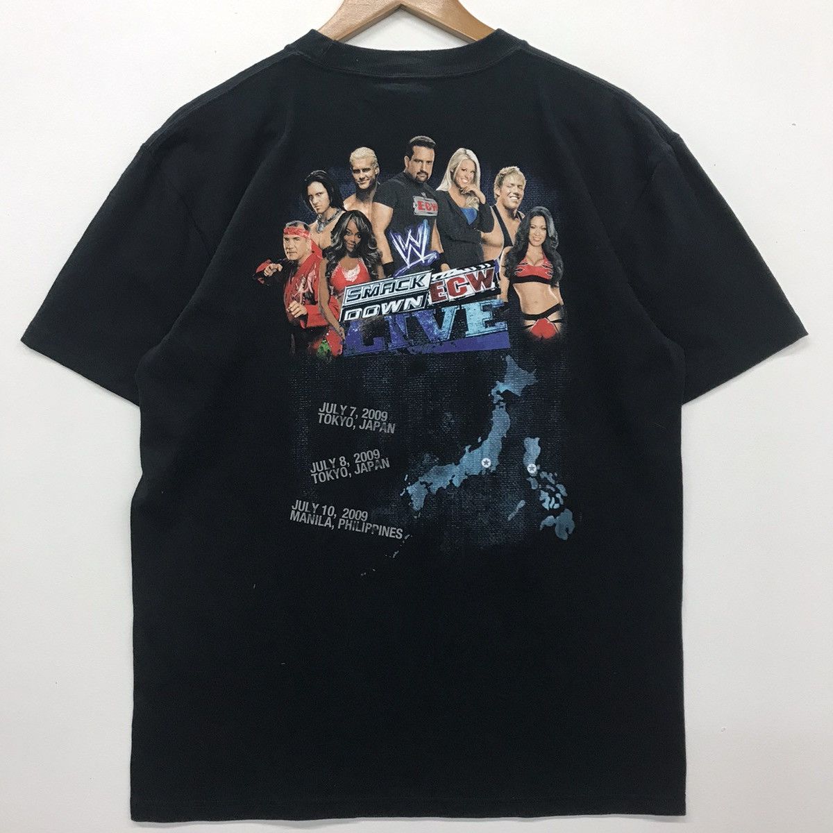 Vintage × WWE Vintage wwe wre smack down men shirt Size US L / EU 52-54 / 3 - 4 Thumbnail