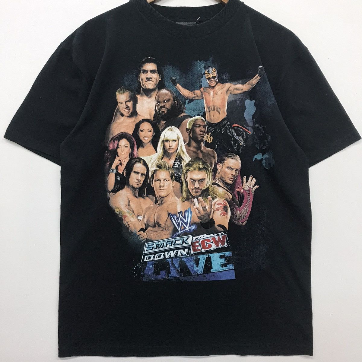 Vintage × WWE Vintage wwe wre smack down men shirt Size US L / EU 52-54 / 3 - 2 Thumbnail