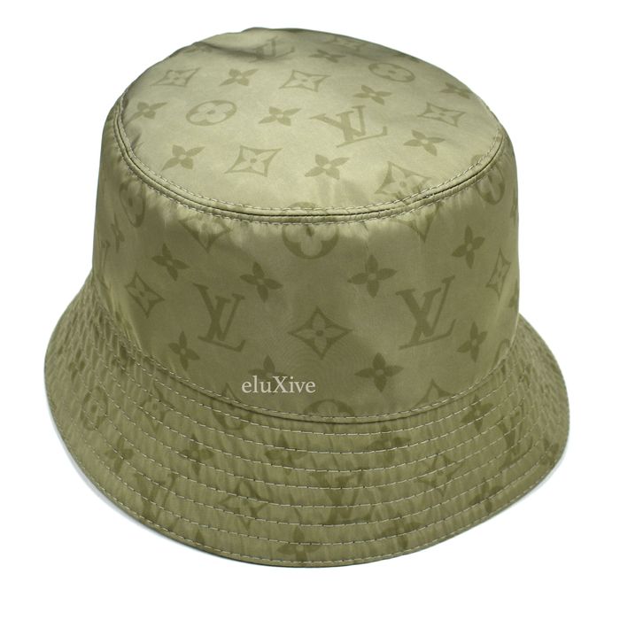 Louis Vuitton Reversible Bucket Hat Distorted Damier Cotton