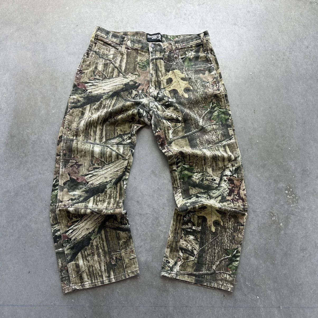 Vintage Crazy Vintage Y2K Mossy Oak Camo Pants Double Knee Essential Size US 34 / EU 50 - 1 Thumbnail