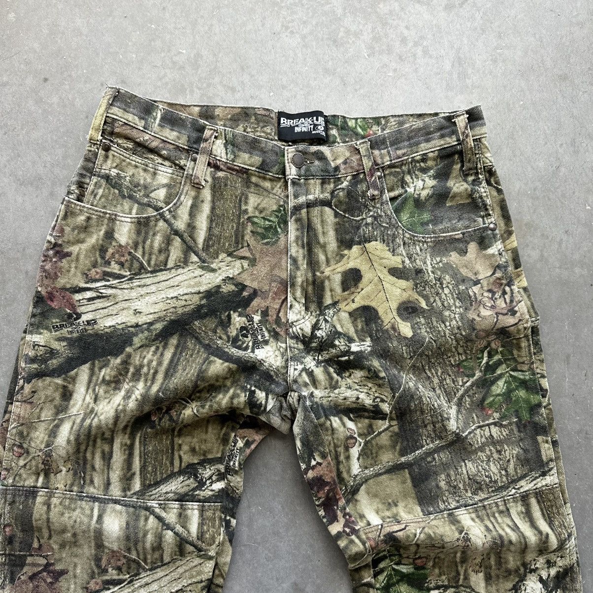 Vintage Crazy Vintage Y2K Mossy Oak Camo Pants Double Knee Essential Size US 34 / EU 50 - 2 Thumbnail